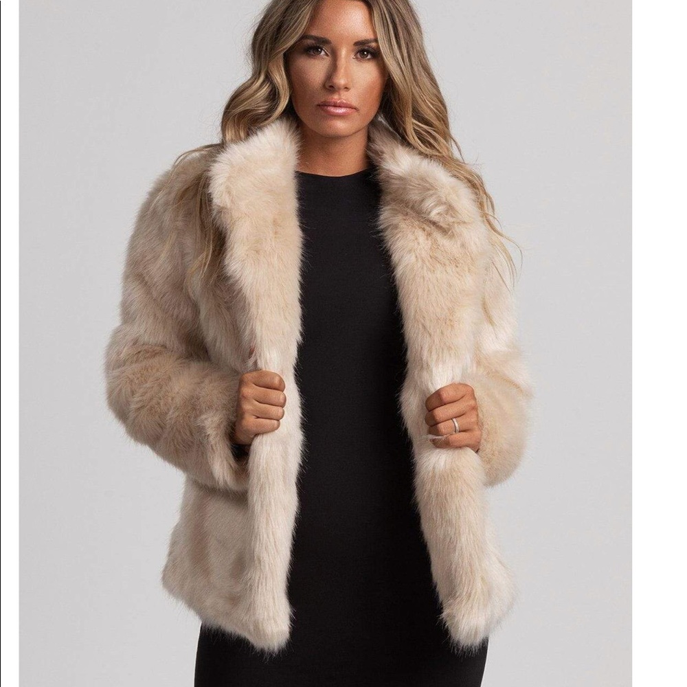 Fake fur jacket